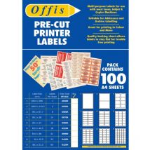 Multi-purpose Label (16 Per Sheet) Pack-100 - Offis