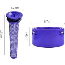 Hobbytech - Pré-filtre et Filtre de rechange hepa compatible pour aspirateurs Dyson V7, V8