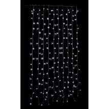 Pre Qu' Italia Led-lichtervorhang Wasserfall, 200 Lichter, Kaltweiß, 1 X 2 M, Innen/außen, Ip44, Erweiterbar