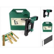 Prebena - 2P-J/ES 40 Cloueur pneumatique Combi 5 jusqu'à 7 Bar + Coffret de transport + Pointes tête homme ( Agrafes ) j 25 cnkha Brads 25 mm - 5000