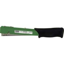 Prebena – HFVZ10 – Marteau-agrafeur ergonomique en métal – Longueur d'agrafes, source d'alimentation, Matériau cible