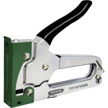 Agrafeuse manuelle – HTVX08 – Pistolet d'agrafage – Longueur d'agrafes, source d'alimentation, Matériau cible – PREBENA