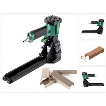 Prebena - KTVH-B19D Grapadora de aire comprimido para cajas de cartón + B19CLF Grapas / 19 mm / de bronce / 10.000 unidades