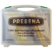 Prebena RK-Box Rundkopf-Streifennägel-Set 1680 St.