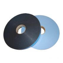 Kiso - Precinto de doble cara grosor 2x30 mm, negro - rollo de 33 m - 1747 2X30N