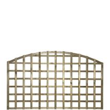 Premier Garden Supplies - Premier 6ft x 3ft Arch Top Standard Square Garden Trellis Panel