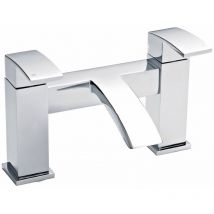 Nuie Vibe Bath Filler Tap Pillar Mounted - Chrome