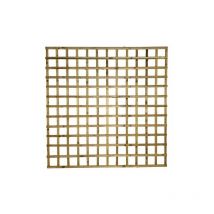 Premier 6ft x 6ft Flat Top Standard Square Trellis Panel - Pressure Treated (Tanalised)
