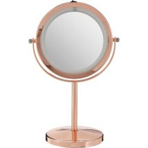 Clara Rose Gold led Mirror - Premier Housewares