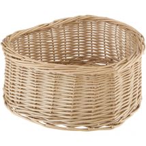 Premier Housewares - Grey Heart Shape Willow Basket