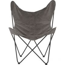 Premier Housewares - Papillon Grey Butterfly Chair