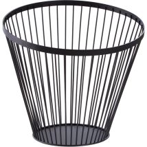 Premier Housewares - Tall Oblique Basket with Matte Black FramE