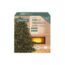 Premier Decorations - Premier Multi Action TreeBrights - Cluster Tree Lights - 1500 led - Warm White