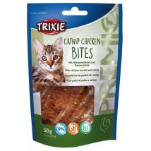 Bouchées de poulet à l'herbe à chat 50 gr pour chat Trixie