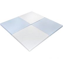 Xaluca - Premium Baby Krabbeldecke, Spieldecke Blau 120x120x5 Cm, 3 Um 1