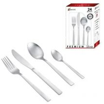 Premium Besteckset 24-teilig Aus Edelstahl Von Kasaviva