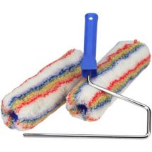 Premium Fassaden Farbroller mit Steckbügel und Ersatzrolle