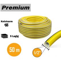 Premium Gartenschlauch 1/2" 50 m – 5-lagiger PVC – 17,1 mm – 12,5 mm – 8 bar