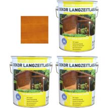 Wilckens - 3 x 5 Liter Premium Holzlasur lf Holzschutzlasur Feuchteschutz Kiefer