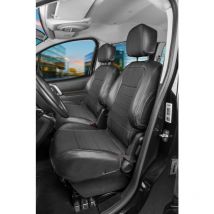 Premium Housse de siège pour Peugeot Expert 2016- auj., 2 housses de siège avant simples + 2 housses d'accoudoirs