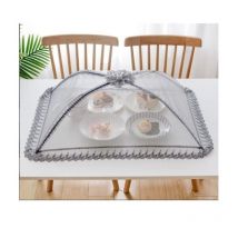 Copertura per alimenti in rete di alta qualità - 50 x 70 cm - Riutilizzabile e pieghevole - per picnic, all'aperto - Protegge il cibo da mosche,