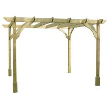 Rutland County Garden Furniture Ltd - Premium Pergola - Wood - L240 x W420 x H270 cm - Light Green