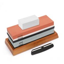 Geevorks - Decdeal 400/1000 3000/8000 Grit Premium Whetstone Schnittschärfen Stein Set Sharpenernon Slip Basis Cutter Cutter Spitzer