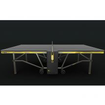 Design Line Outdoor-Tischtennisplatte 'sdl Raw Outdoor' , wetterfest, schwarz, Outdoor - Sponeta