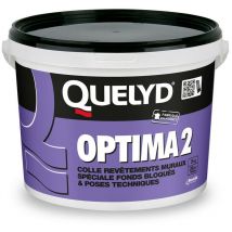 Quelyd - Colle murale blanche à base de résines synthétique Pro Optima 2- 5kg