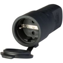 Presa 16A 2P+T standard tedesco nero