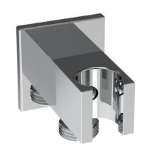 Presa acqua con supporto doccia e valvola di sicurezza di chiusura, design quadrato