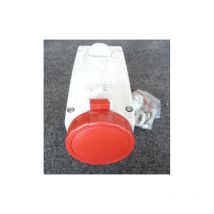 Prise socle saillie 3P+T 32A femelle 380-415V 50/60Hz rouge verrouillable 106x240mm M25 6h étanche IP67 advance 2
