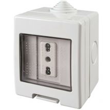 Presa bivalente 10/16A parete IP55