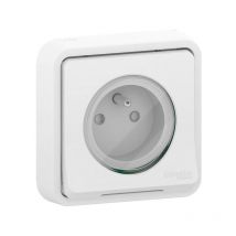 Mureva Styl presa di terra stagna completa Schneider Electric bianco Schneider Electric
