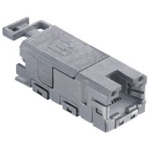 1401100810MI Presa da pannello RJ45 1401100810MI Giunto dritto Poli: 8P8C Grigio 1 pz. - Metz Connect
