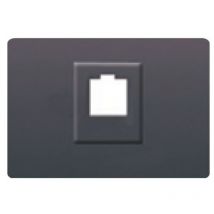 Presa di copertura RJ11 o RJ45 grigio lava BJC Coral 21795-GL