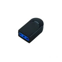 Presa elettrica volante bivalente 10-16A italiana nero 16A
