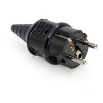 Presa Elettrica Maschio Spina Elettrica 250V 16A Prese Maschio per Cavo da 6 - 16mm Protezione IP44 Adatta per Spine di Ricambio per Interni Nero 2