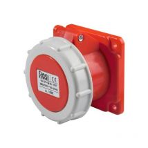 Rosi - Presa industriale da incasso, 380V, 3P+N+T, 16A, IP67, 75x75mm 1001365