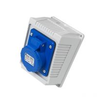 Presa industriale da parete, 230V, 2P+T, 16A, IP54 Rosi 11.1402