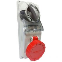 Presa fissa interbloccata prblcf 3p+t 16a 380v 6h ip66-ip67 490136 - Palazzoli