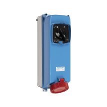 Presa Interbloccata Per Impieghi Gravosi In Lega Di Alluminio Da 125a, Ip65, 50/60hz 400v 3p+n 6h