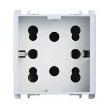 Nea presa multistandard 16a con 1 presa shuko e 2 bipasso colore bianco 10311/2.b - Simon Urmet