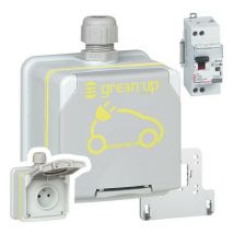 Presa per auto elettrica Green'Up + kit Green'Up Access Legrand