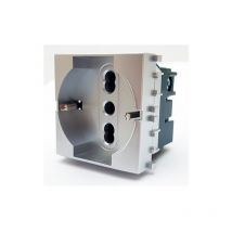 Presa Schuko vimar Plana grigia - Compatibile