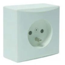 Presa a muro 2P+T 16 amp Blok Debflex Bianco - 746806