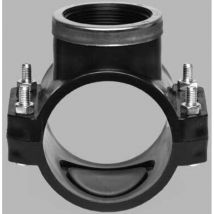 Presa staffa con rinforzo e guarnizione piatta bulloni inox pn 10 75 x 2 Unidelta
