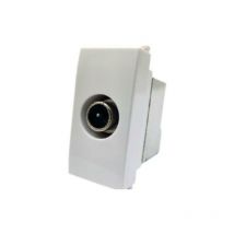 Presa tv derivata gem compatibile con vimar plana 14300.01 bianco - 626b