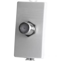 Presa tv/sat Femmina Diretta Compatibile Matix Bianca AM5202F