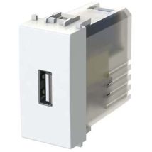 Adaptateur électrique – Prise USB 2.1A – Vimar Plana – Configuration raccord, Intensité courant, Tension électrique, Indice de protection